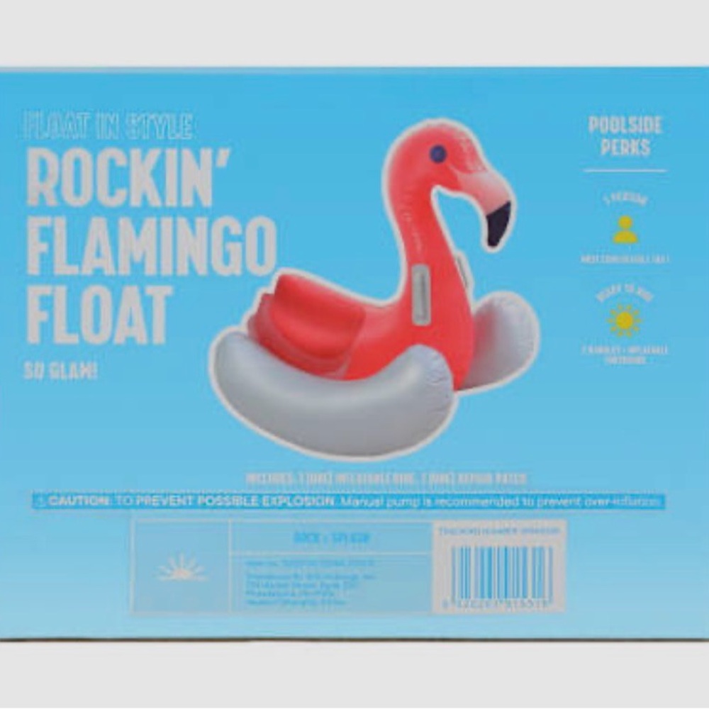 Rideable Rockin’ Flamingo Float - Picture 3 of 5